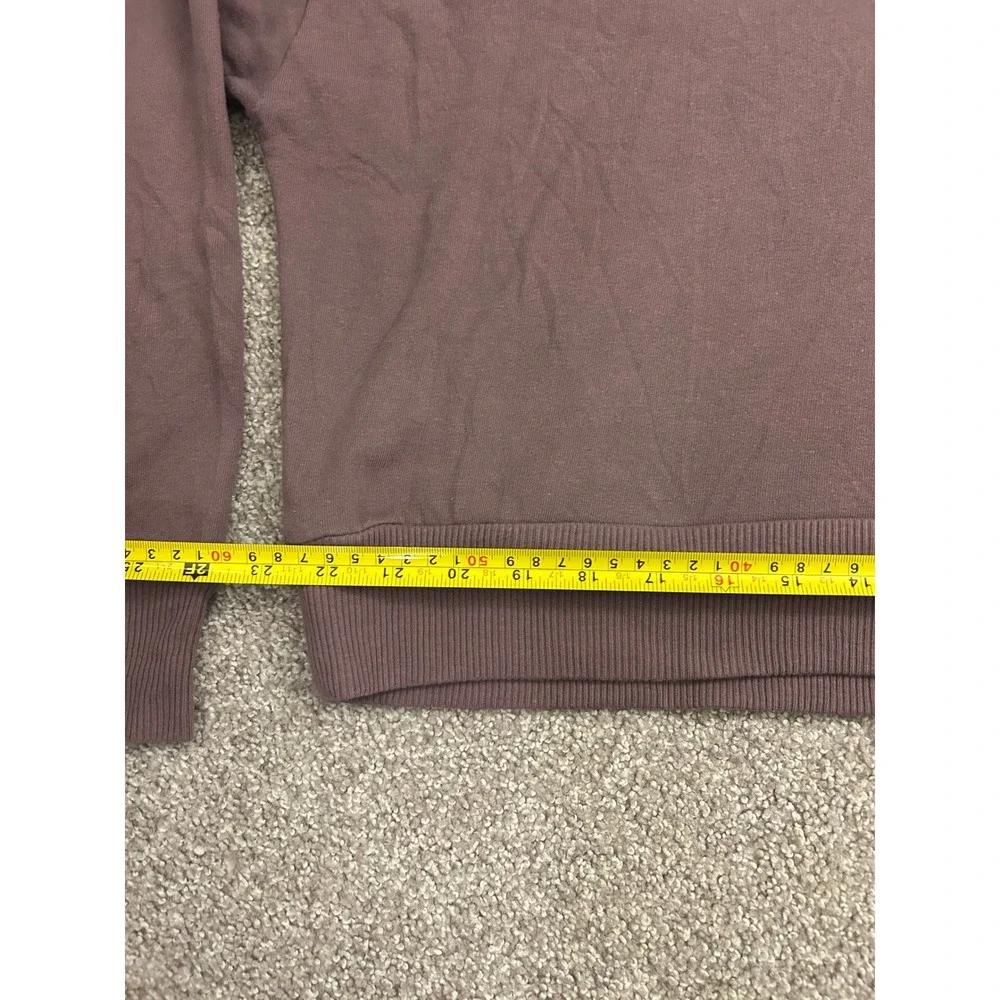 Wild Fable Mock Neck Sweatshirt Womens XL Mauve Excellent Cropped Fleece Top - Picture 10 of 12